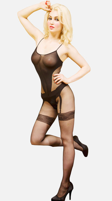 Opaque Teddy Bodystocking - My Voguish