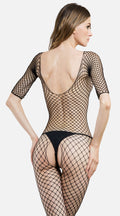Sleeved Net Bodystocking - My Voguish