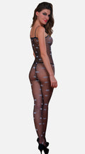 Open Crotch Floral Bodystocking - My Voguish
